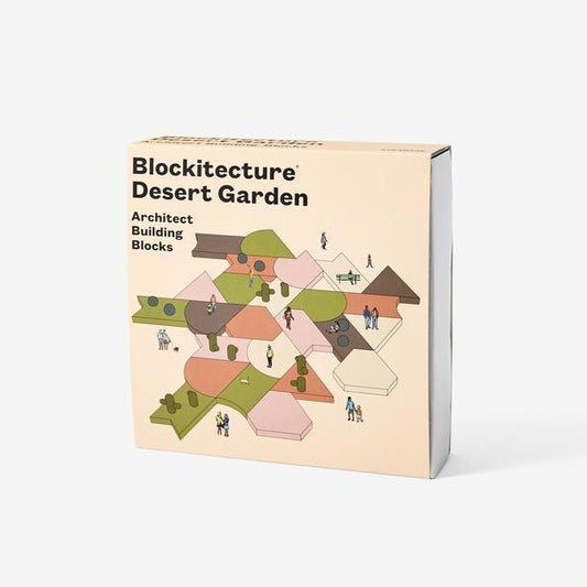 Architectural garden desert building block puzzle 