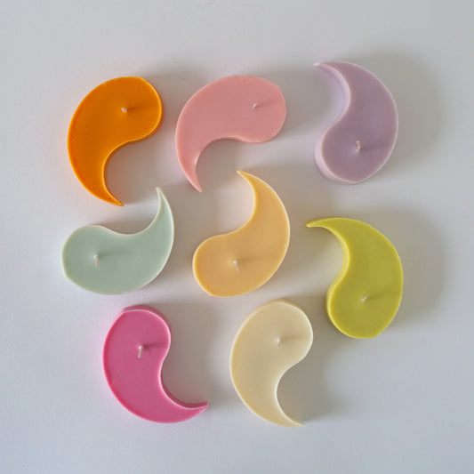 Yin Yang Candle – Pink Lime