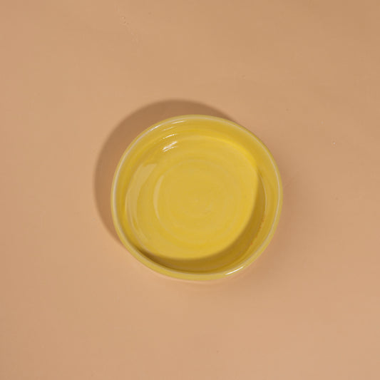 MC Ceramics yellow amarillo plate available at Easy Tiger Toronto