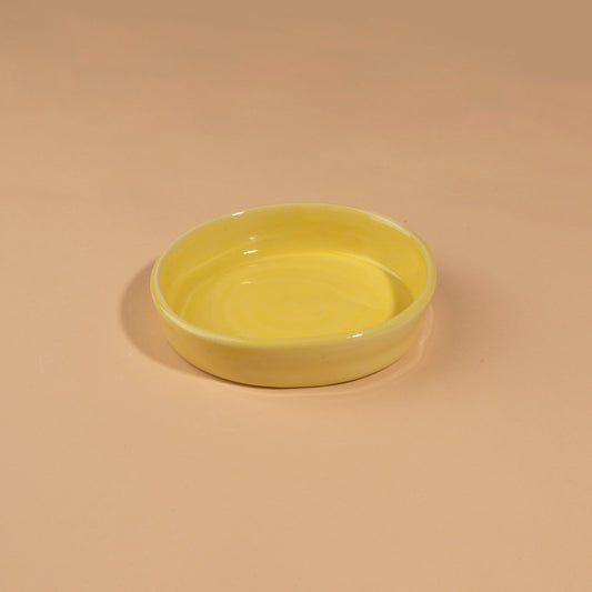 MC Ceramics yellow amarillo plate available at Easy Tiger Toronto