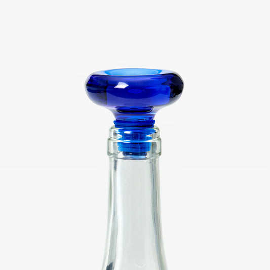 Hob Knob Bottle Stopper - Blue