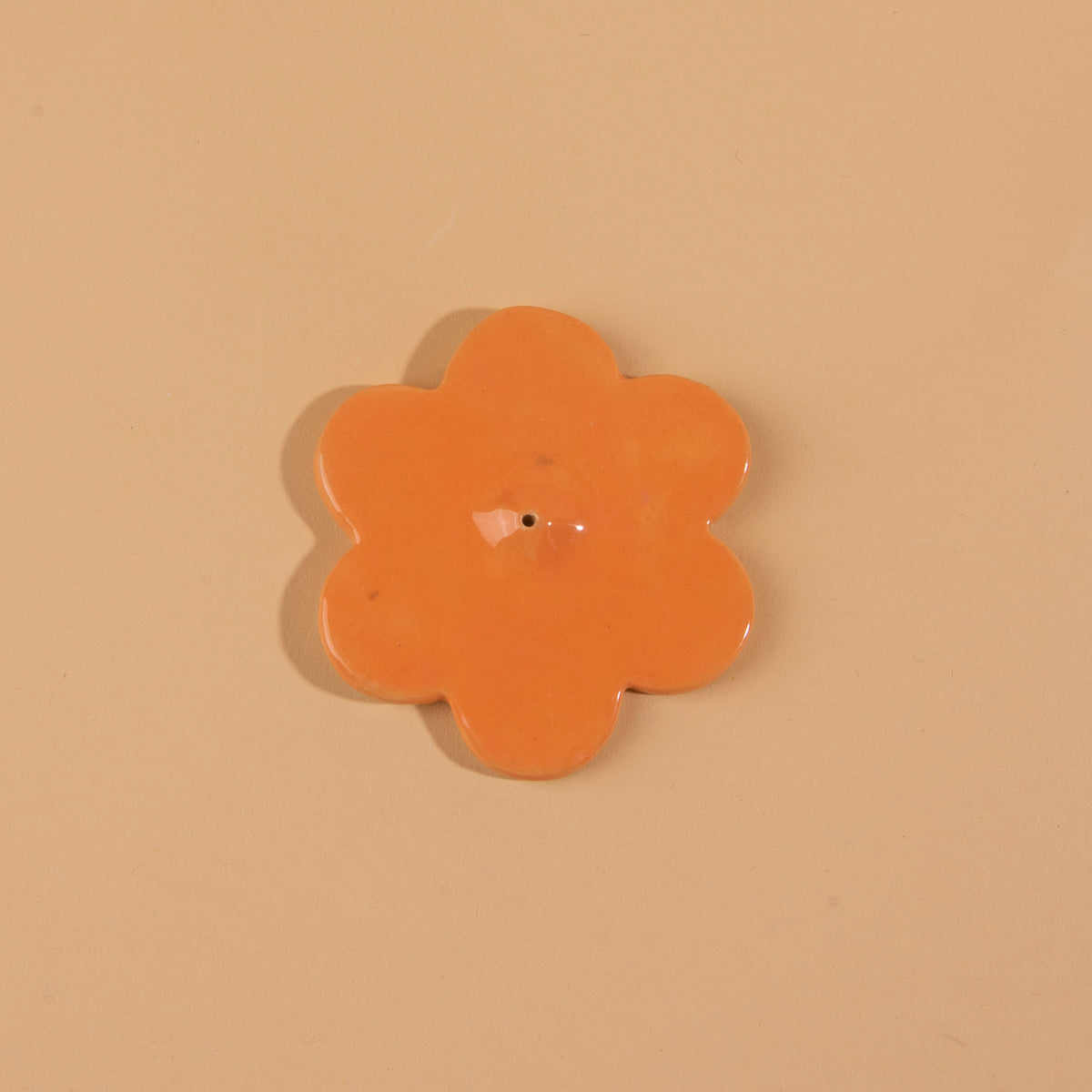 Flower Incense Holder - Tangerine