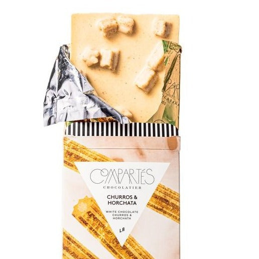 Comparts Churros & Horchata Chocolate Bar. Available at Easy Tiger Goods Toronto.