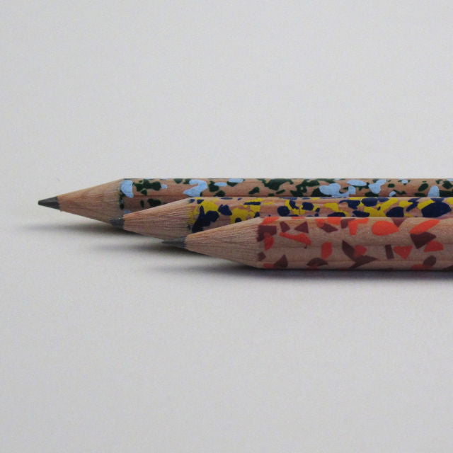 Terrazzo Pencil - Brown/Orange