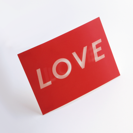 Holographic Post Card - Love