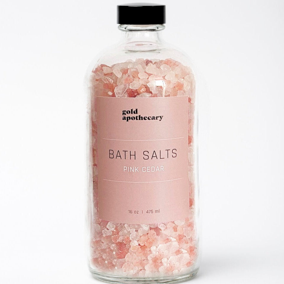 Pink Cedar Bath Salts - Large