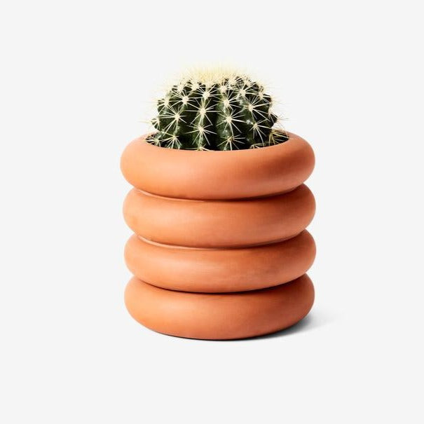 Areaware Stacking Planter, tall in Terracotta. Availabale at Easy Tiger Toronto.