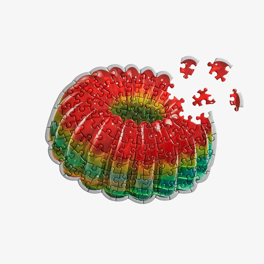 Areaware puzzle shaped and with image of jello