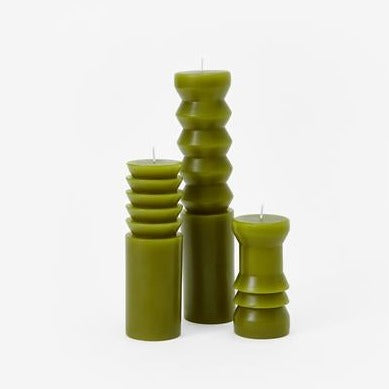 Areawear Totum Candles, Moss. Available at Easy Tiger Goods Toronto.