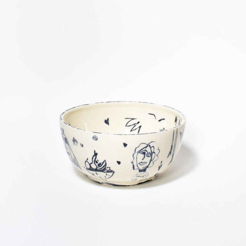 ET x Da Ceramics Doodle Bowl - Rounded